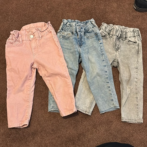 3 pairs of just like mom jean pants - Picture 1 of 2